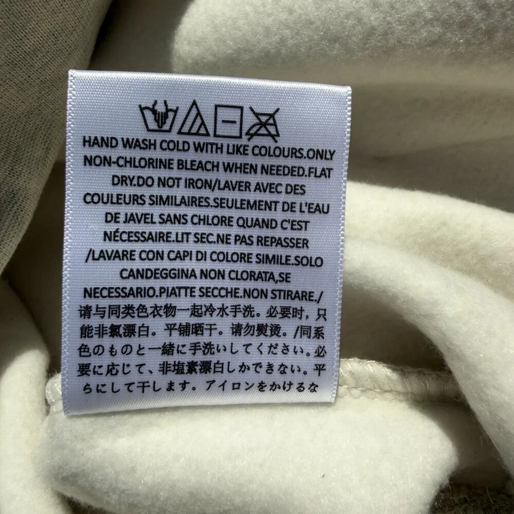 Fear of God Essentials Hoodie Grey Light Oatmeal Size XXS